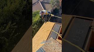 construction workusing always safety harness losangeles california [upl. by Lahsiv]