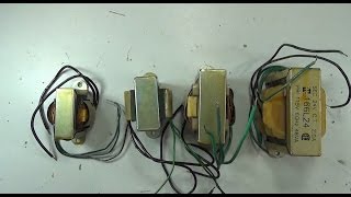 Step down transformers explained fusing voltages resistance check  methods amp tips [upl. by Yarb]