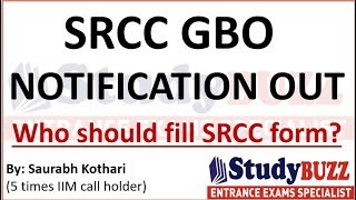 SRCC GBO notification Should you fill SRCC form Placements  ROI  Selection process [upl. by Thalassa]