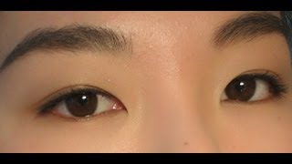 初学者的基本眼线适合单眼皮和内双女生Basic eyeliner for mono lids [upl. by Rosalyn]