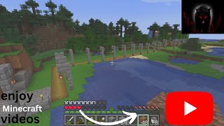 Minecraft I finished the dirt path with some lampposts [upl. by Melosa]