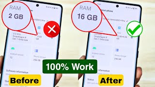 Add 16 GB Extra RAM in Any Phone Without Root 2024 New Trick  BGMI Lag Fix  Phone Hang fix [upl. by Benedix]