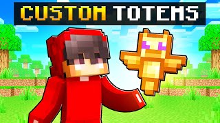 Cash Has CUSTOM TOTEMS in Minecraft [upl. by Zabrine]