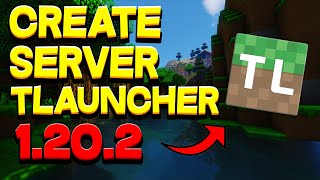 HOW TO MAKE SERVERS IN TLAUNCHER 1202 ATERNOS PLAY WITH FRIENDS MINECRAFT [upl. by Nida]