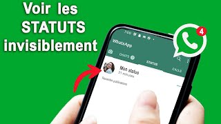 comment voir les statuts WhatsApp sans être vu [upl. by Namyw]