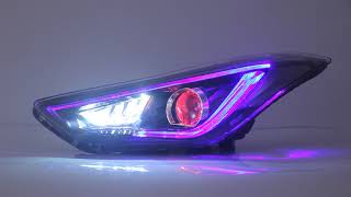 LED Headlights on Hyundai Elantra [upl. by Recneps]