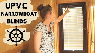 Perfect Fit Blinds Installation in our UPVC Narrowboat Windows [upl. by Enneyehc]