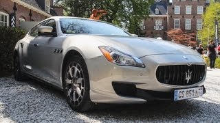 2014 Maserati Quattroporte GTS Sound  HUGE Revs [upl. by Adyeren]