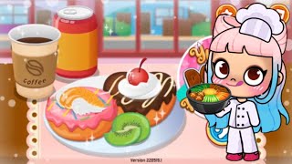 👩🏻‍🍳VIREI COZINHEIRA YUMMY DONUT FACTORY amp COOKING KOREAN LESSON [upl. by Eiliah]