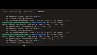 Error listen EADDRINUSE address already in use 1270018545 [upl. by Johnston750]