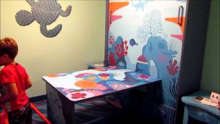 Disneys Art of Animation Resort  How to Change Room from Table to Bed [upl. by Enomes77]