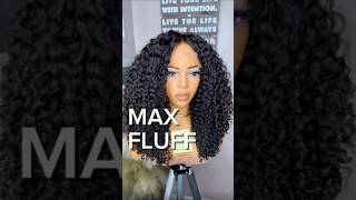 Curly Wig Hair Fluffing Kinky Curly [upl. by Rossie]