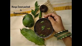 Easy Manga pachadi in pressure cooker  Tamil New Year 2019  மாங்காய் பச்சடி Vepambu Pachadi [upl. by Auston340]