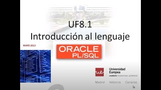 1 Introducción PLSQL [upl. by Eelano]