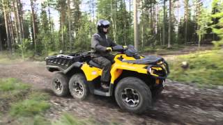 CanAm Outlander 6x6 ATV Features  6FEEL DRIVE [upl. by Einotna512]