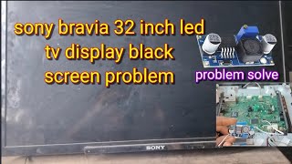 Sony 24 inch led black screen  Sony led tv sound ok but no picture [upl. by Aryn398]