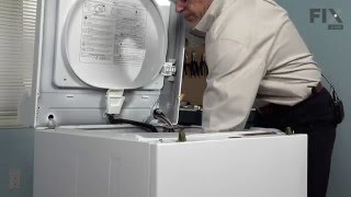 Magic Chef Washer Repair – How to replace the Lid Hinge [upl. by Story400]