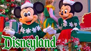 A Christmas Fantasy Parade 2024 at Disneyland  Full Show 4K POV [upl. by Godspeed]