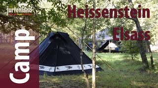 Heissenstein  Zelten im Elsass  Jurtenland [upl. by Eednus]