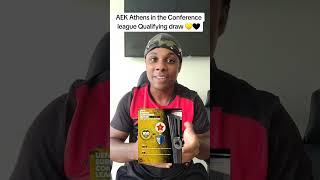 AEK Athens in the Conference league Qualifying Draw aekfc conferenceleague aekathens monoaek [upl. by Bacon]