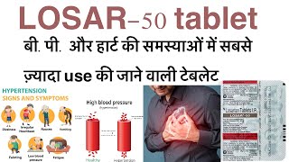 Losar 50 tablet uses in hindilosartan 50 tablet uses in hindihigh blood pressure ki best tablet [upl. by Mccallion]