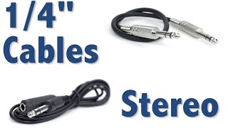 14quot Stereo Audio Cables  Easily Connect Your Professional Audio Equipment [upl. by Huggins]