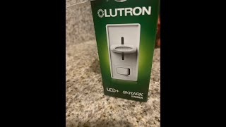 Lutron Light Dimmer Switch Installation [upl. by Ecikram]