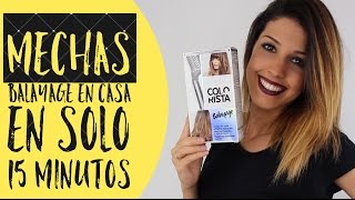 MECHAS BALAYAGE EN CASA  EN SOLO 15 MINUTOS [upl. by Carmelia]