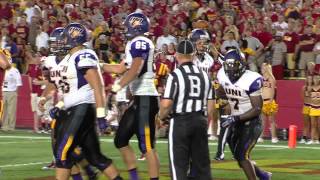 UNI Football vs Iowa State David Johnsons Third TD of the night  Aug 31 2013 [upl. by Lou637]