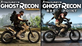 Ghost Recon Breakpoint vs Wildlands  Direct Comparison [upl. by Itra152]