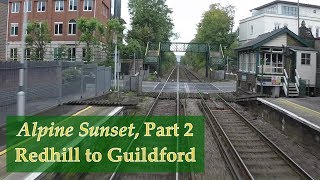 Redhill to Guildford – Hastings DEMU cab ride – 30 September 2017 [upl. by Ozzie492]