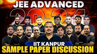 JEE Advanced 2024  IIT Kanpur Sample Paper Discussion jeeadvanced [upl. by Akemahc]