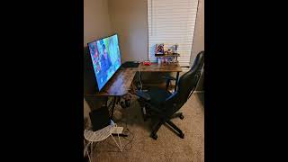 Homall LShaped Gaming Desk 51inch gameingsetupstremerfyp subscribegaminglinkinbiofollowme [upl. by Ymeon978]