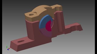 Plummer Block Assembly drawing [upl. by Mik]