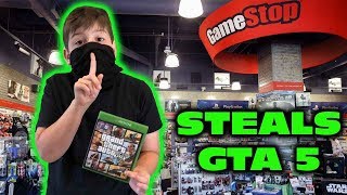 Kid Temper Tantrum Returns To Gamestop To STEAL GTA 5 [upl. by Nyroc475]