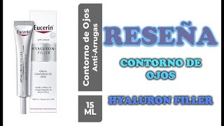 Eucerin ºº Contorno de ojos HYALURON FILLER [upl. by Mahoney]