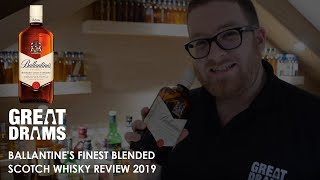 Ballantines Finest Blended Scotch Whisky Review 2019  GreatDrams [upl. by Kele]