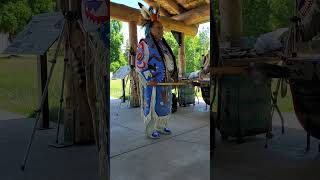 Deitrich Peters talks with kids about his regalia at Earth Ways summer camp [upl. by Burwell]