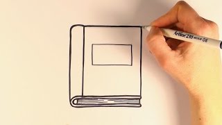 How To Draw A Cartoon Book  Quick and Easy Bullet Journal Doodle Ideas  bujoTIGER ZOOSHii [upl. by Penelope]