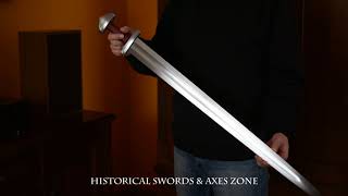 Viking Sword type H made by Damian Sulowski [upl. by Nellahs572]