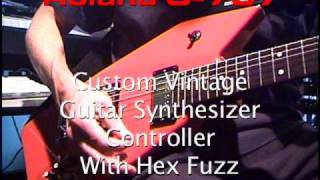 Roland G707 Vintage Guitar with Hex Fuzz Upgrade [upl. by Arhez]