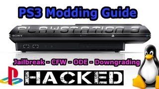 PS3 Modding Guide for Noobs  Jailbreak 43  CFW  Optical Drive Emulator  Modchip HD [upl. by Lexerd]