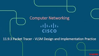 1193 Packet Tracer  VLSM Design and Implementation Practice [upl. by Atiuqehs]