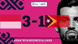 INDONESIA VS TIMOR LESTE AFF 3  1 [upl. by Urana]