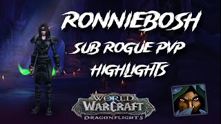 SUB ROGUE PVP  DRAGONFLIGHT HIGHLIGHTS HUGE DMG BUILD [upl. by Kenwee696]