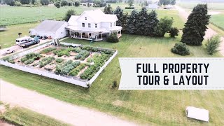 Tour our 5 Acre Family Homestead in Michigan [upl. by Kcerb]