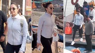 Actress Kiara Advani Spotted at Versova Jetty  MS Talkies [upl. by Akeit]