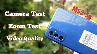 Samsung Galaxy M52 5G Camera Test amp Zoom Test Video Quality Test 📷 [upl. by Nahguav110]