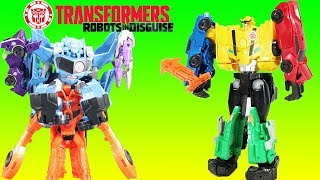 Transformers Ultra Bee Robots in Disguise Combiner Force Adventure W Optimus Prime Blurr amp More [upl. by Seabrooke]