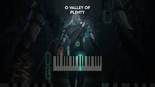 Toss A Coin To Your Witcher 🎹 Piano thewitcher shorts [upl. by Eliak336]